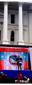 HJTA President Jon Coupal speaks at Tax Day Rally 2013.