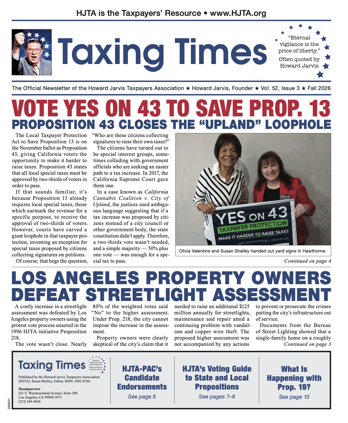 Taxing Times Volume 52, Issue 3, Fall 2026